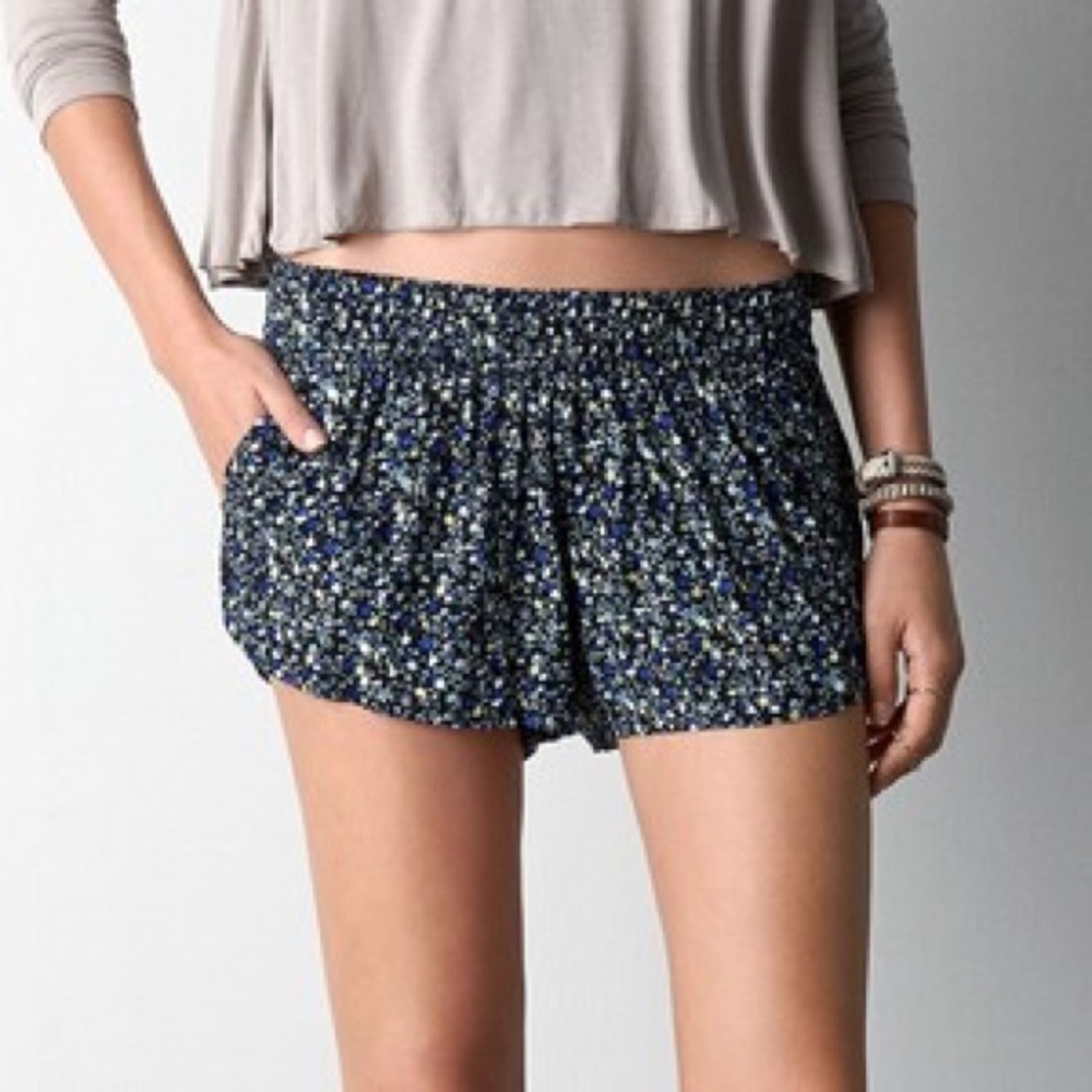 AEO Don’t Ask Why soft floral shorts